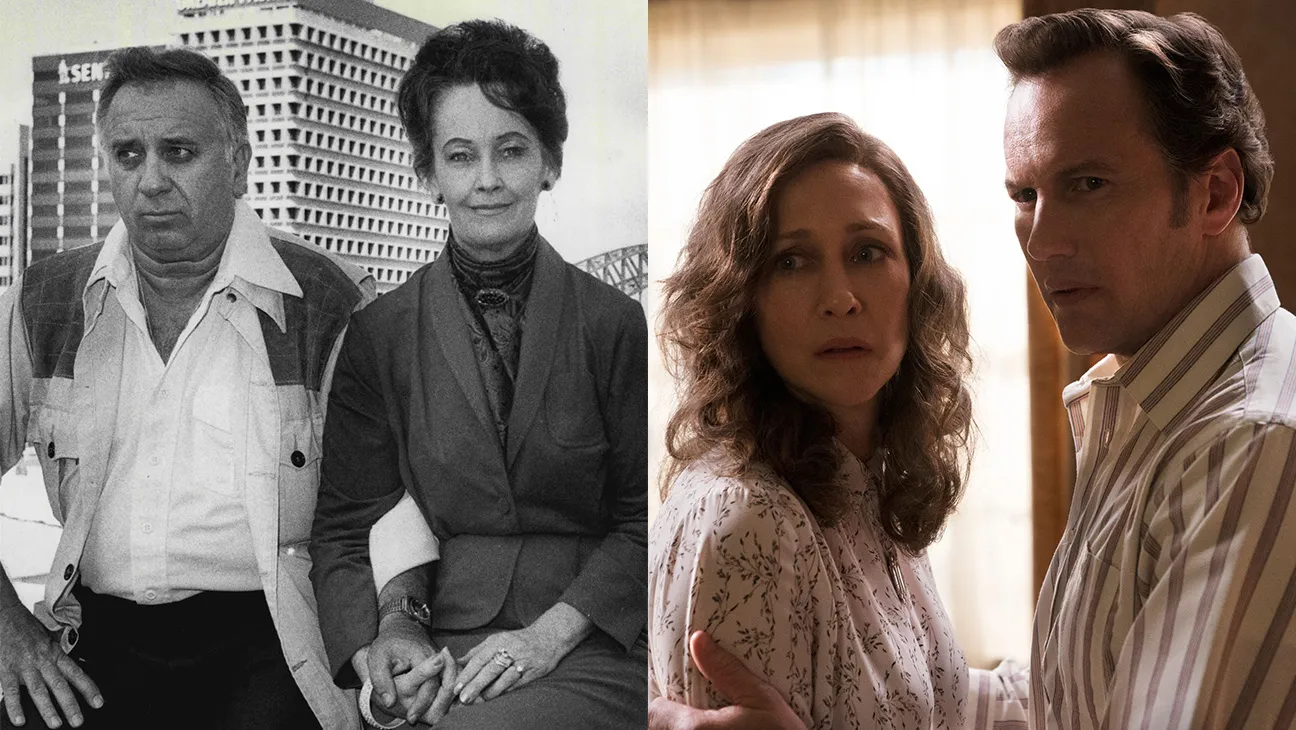 Vera Farmiga et Patrick Wilson incarnant Ed et Lorraine Warren dans The Conjuring