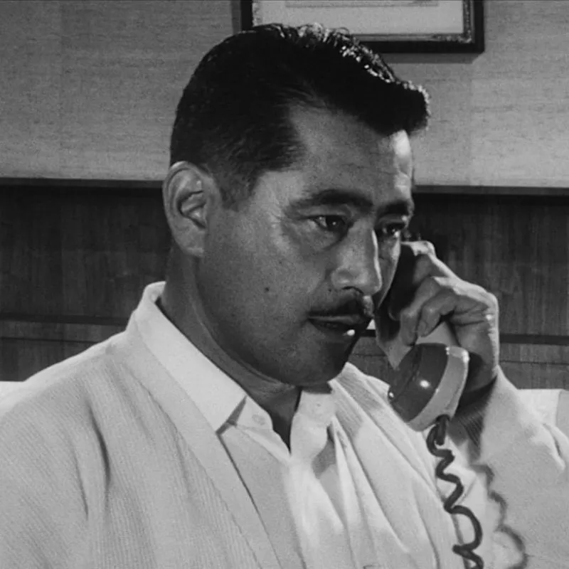 Toshirô Mifune incarnant Kingo Gondo dans Entre le ciel et l'enfer